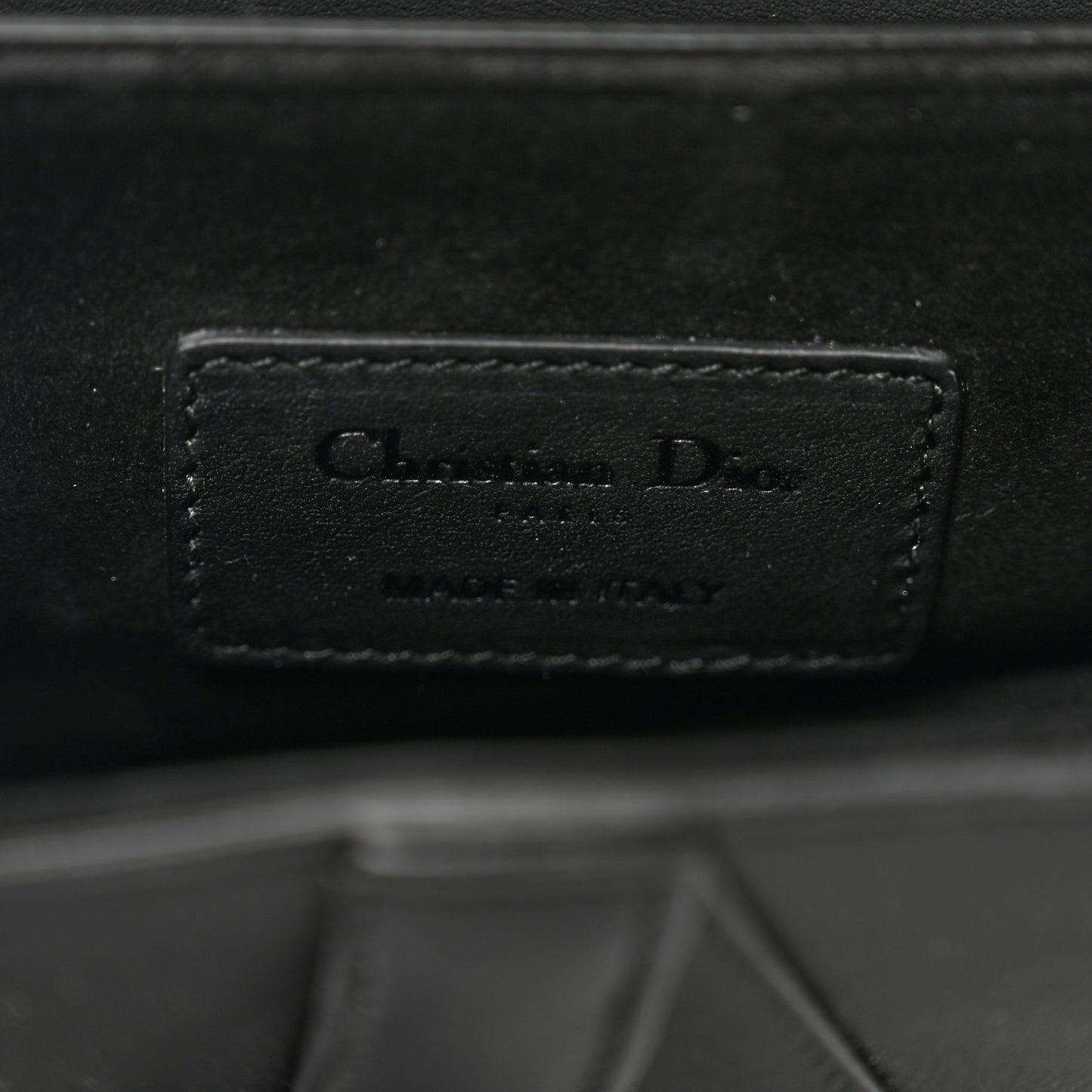 Ultra Matte Calfskin Mini Saddle Bag Black