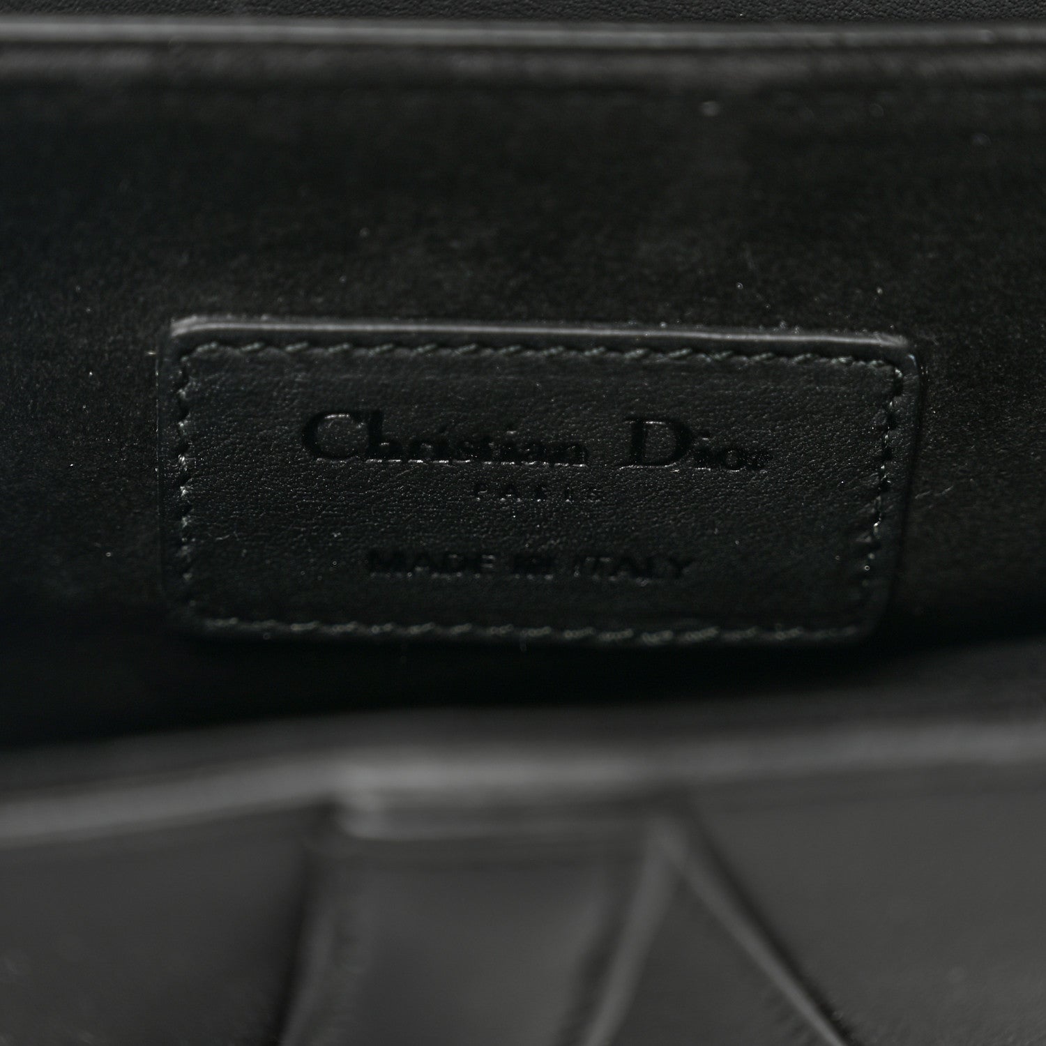 Christian Dior Ultra Matte Calfskin Mini Saddle Bag Black 7 of 9