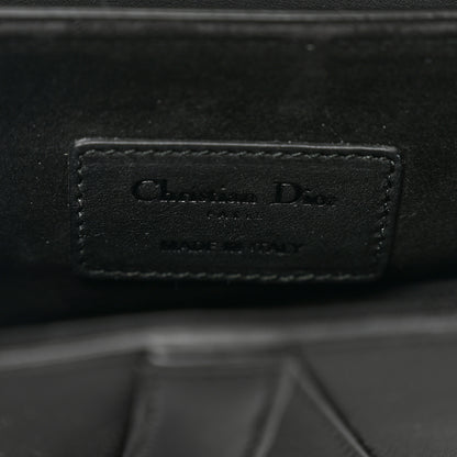 Christian Dior Ultra Matte Calfskin Mini Saddle Bag Black 7 of 9