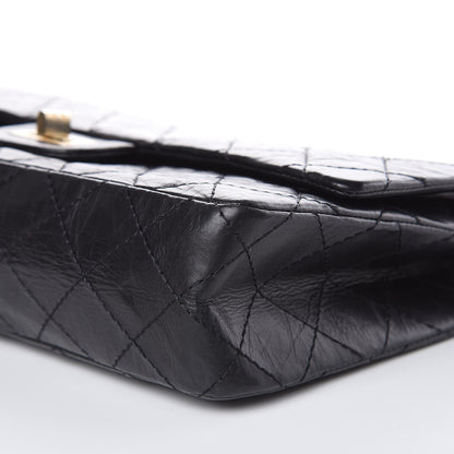 Chanel Aged Calfskin Quilted 50th Anniversary 2.55 Reissue 226 Flap Black 10 of 10