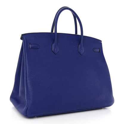 Hermes Togo Birkin 40 Bleu Electrique 3 of 10