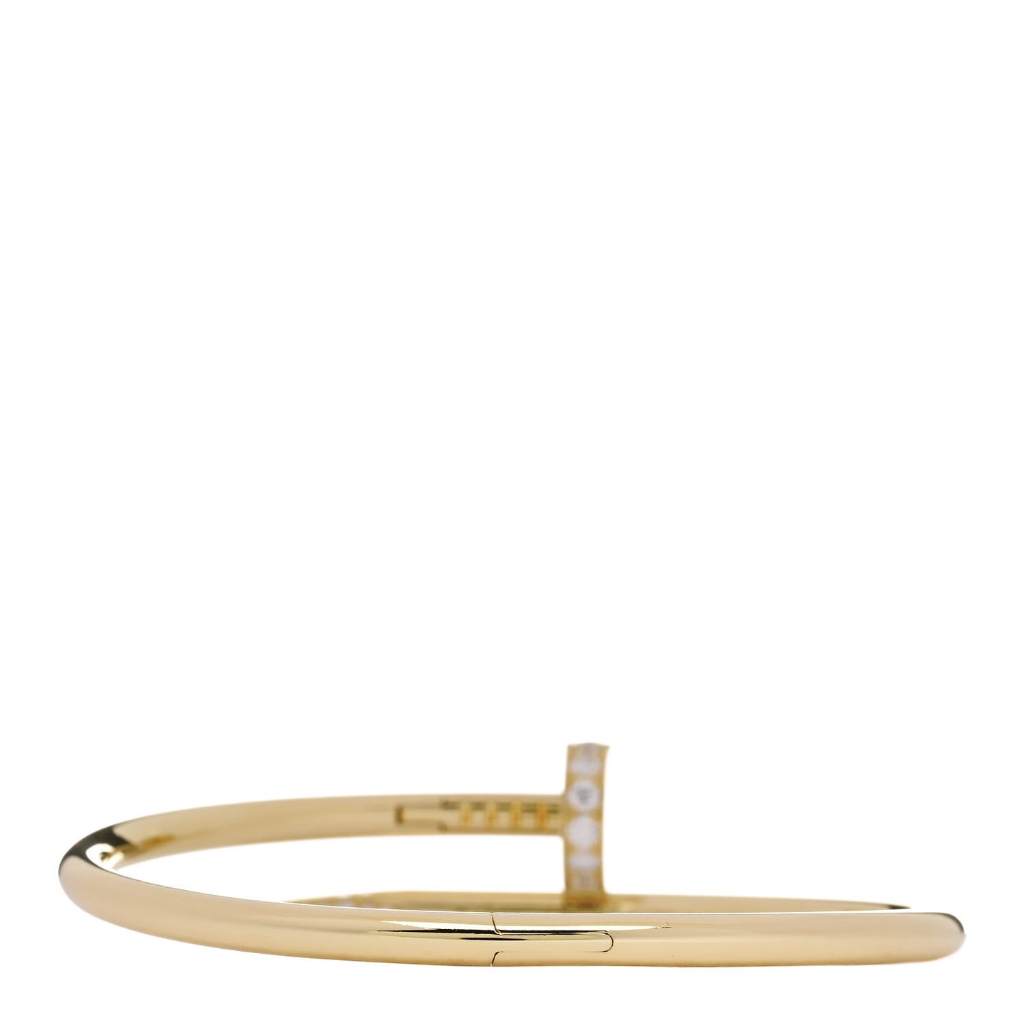 18K Yellow Gold Diamond Juste Un Clou Bracelet 16