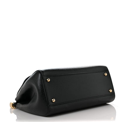 Dolce & Gabbana Dauphine Medium Miss Sicily Satchel Black 4 of 8