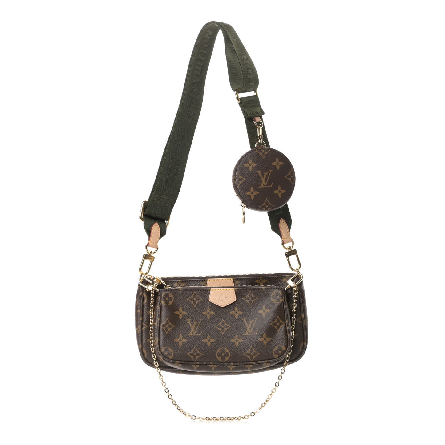 Monogram Multi Pochette Accessories Kaki