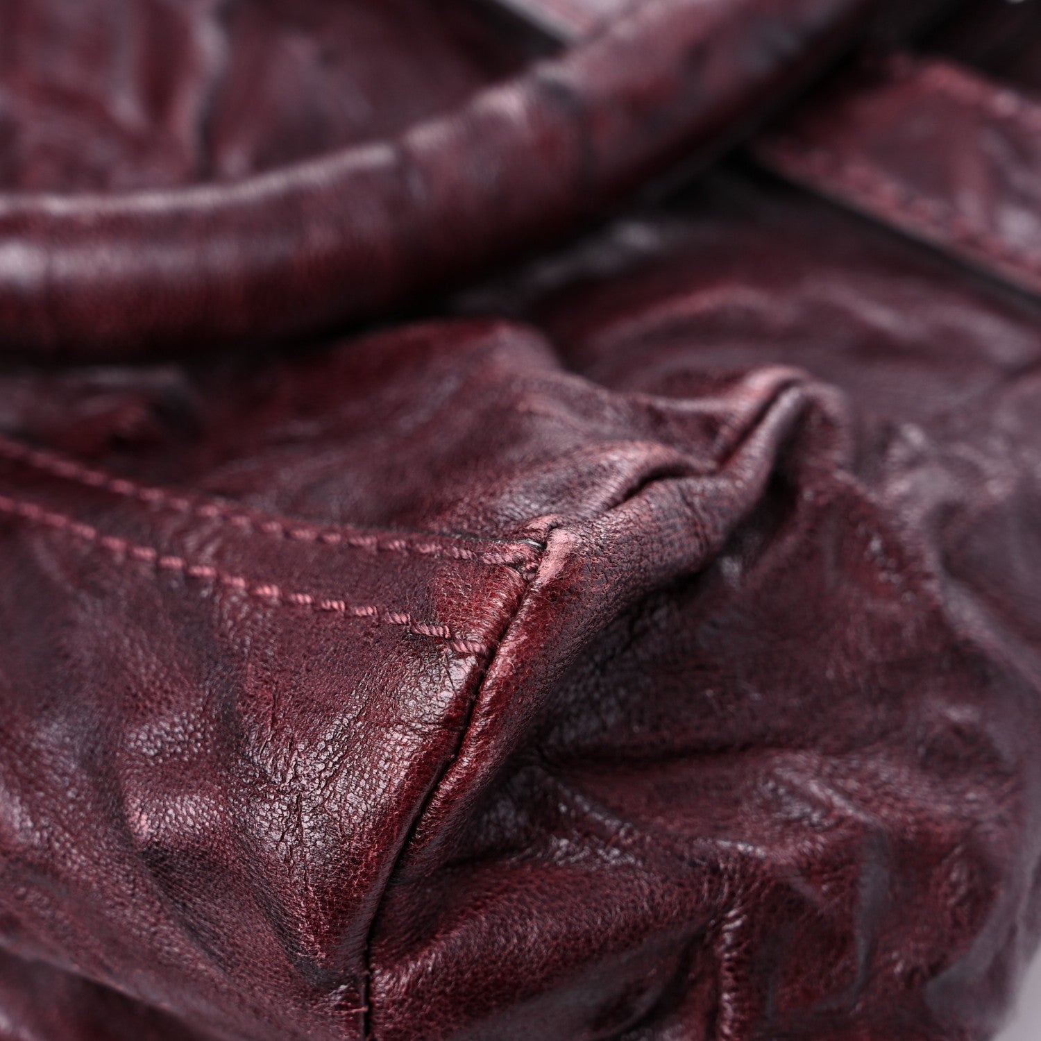 Givenchy Tumbled Sheepskin Small Pandora Oxblood 11 of 18