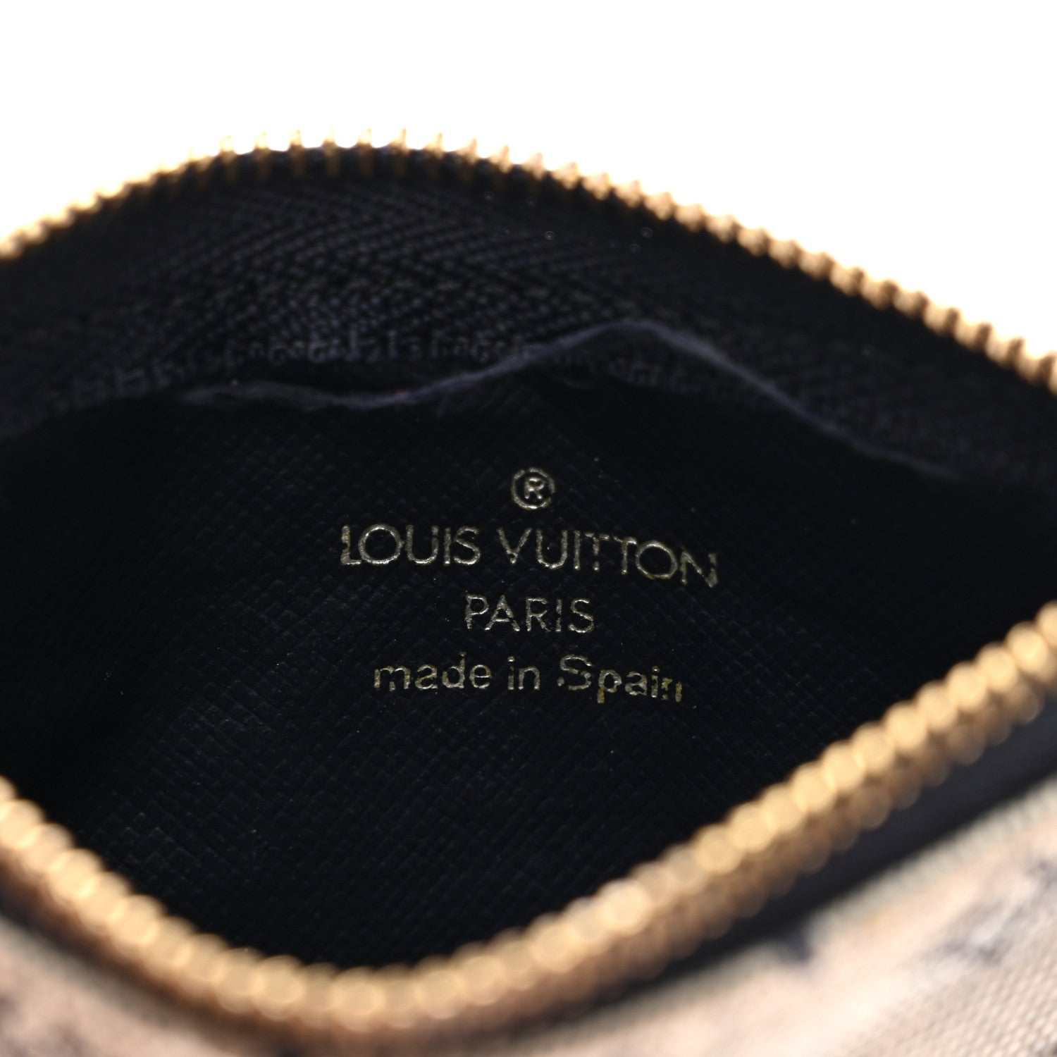 Louis Vuitton Mini Lin Key Pouch Blue 6 of 7