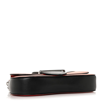 Prada City Calfskin Sidonie Convertible Chain Bag Rosso Black 3 of 7