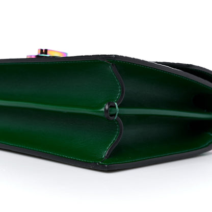 Christian Louboutin Alligator Embossed Calfskin Elisa Top Handle Bag Canopee Rainbow 9 of 10