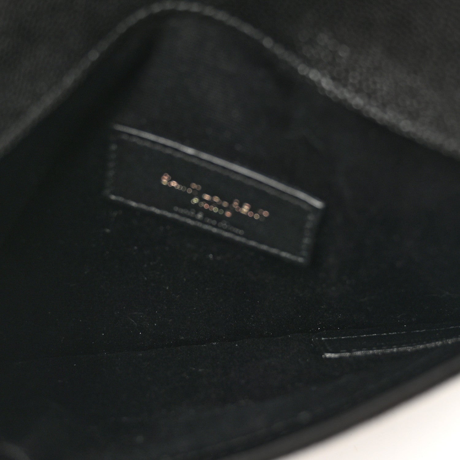 Saint Laurent Grain De Poudre Uptown Baby Pouch Black 5 of 8