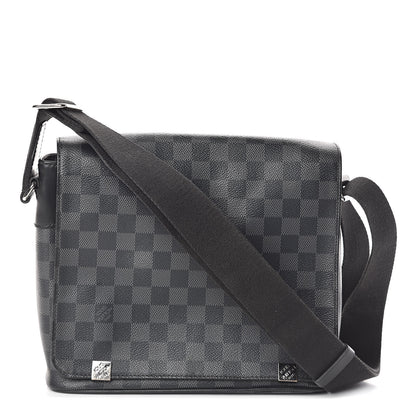 Louis Vuitton Damier Graphite District PM 1 of 9