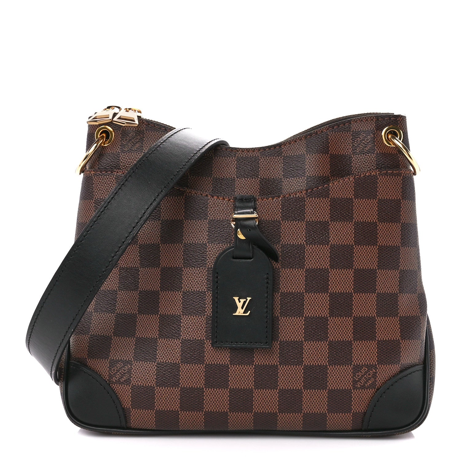 Louis Vuitton Damier Ebene Odeon PM Black 1 of 12