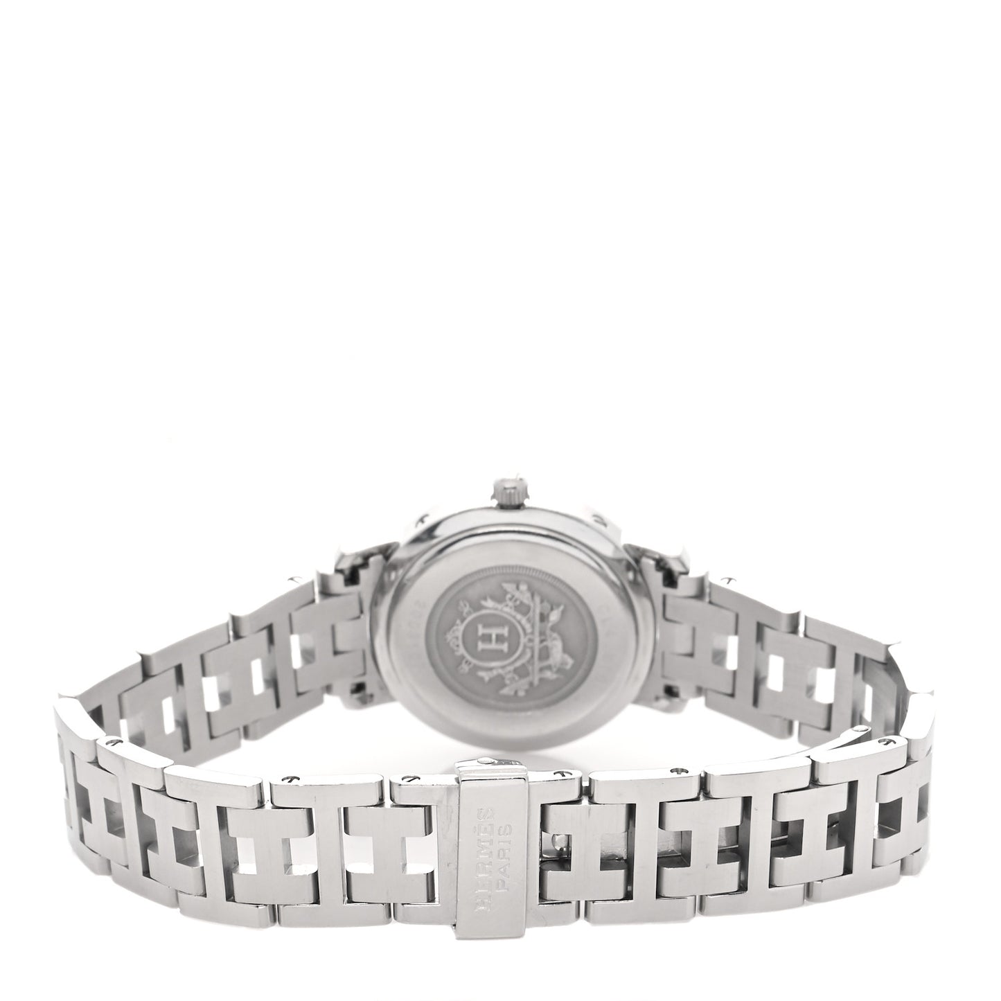 Stainless Steel 24mm Clipper Quartz Watch White