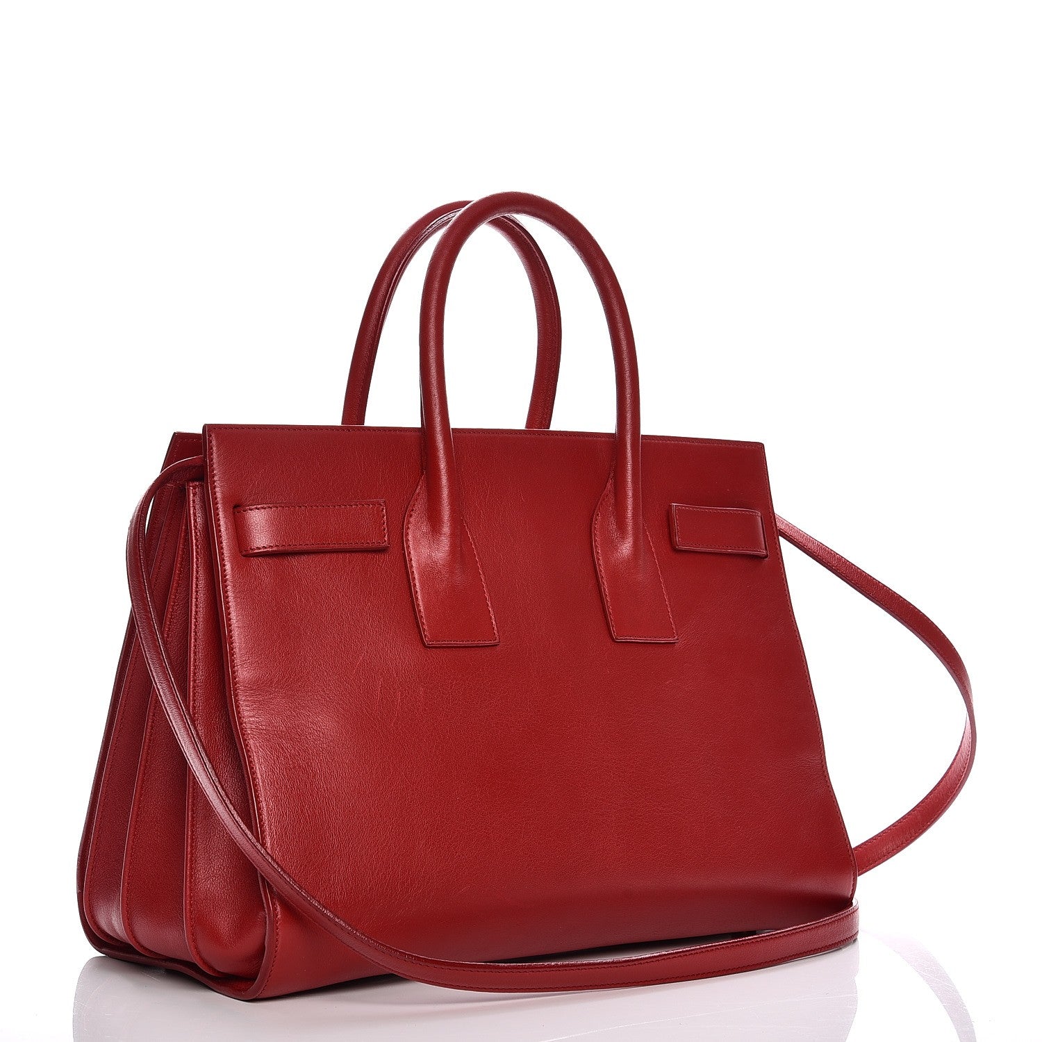 Saint Laurent Calfskin Small Sac De Jour Rouge Orient 4 of 16