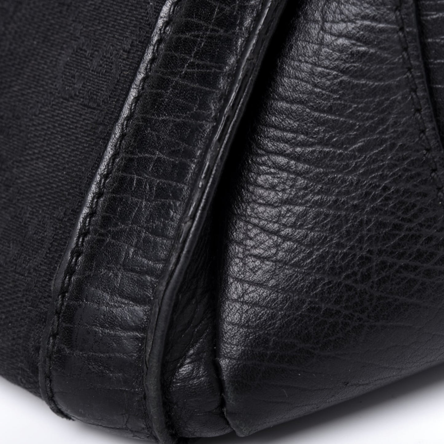 Monogram Bamboo Bullet Bag Black
