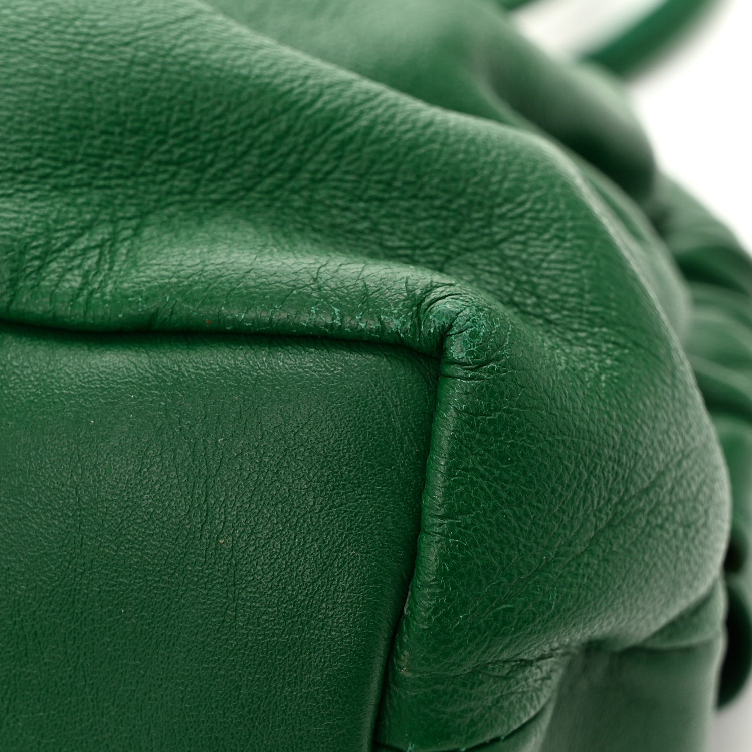 Mansur Gavriel Lambskin Mini Cloud Clutch Green 10 of 10