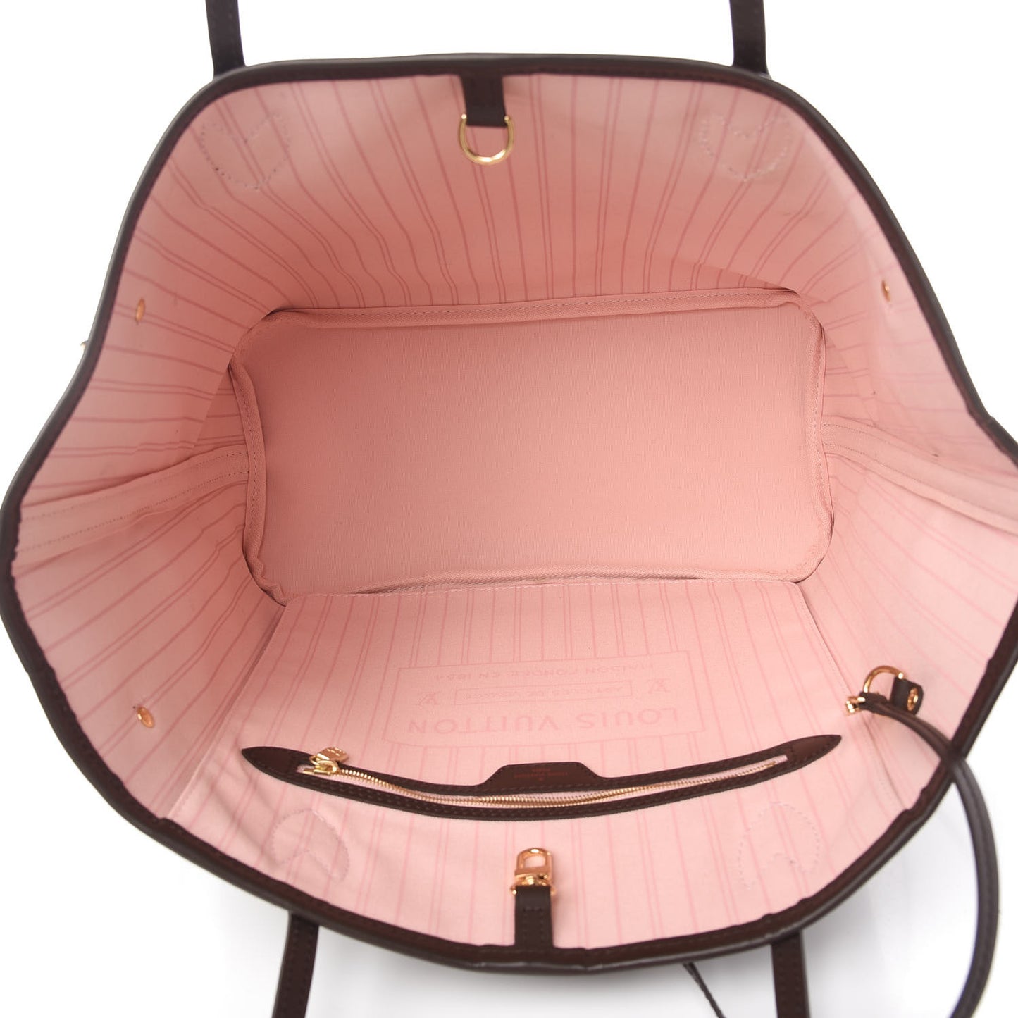 Damier Ebene Neo Neverfull MM Rose Ballerine
