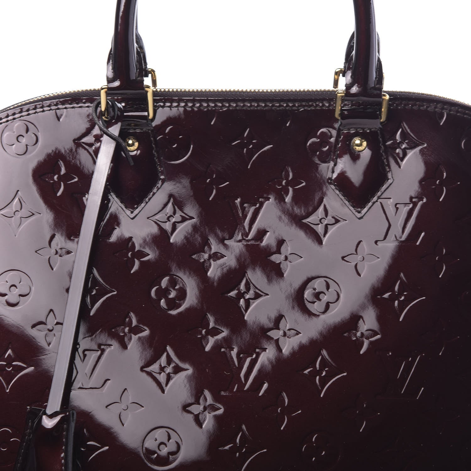 Louis Vuitton Vernis Alma GM Amarante 7 of 9