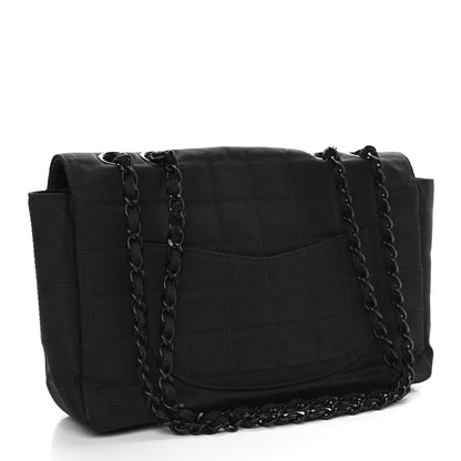 Chanel Nylon Medium Travel Flap Black 2 of 9