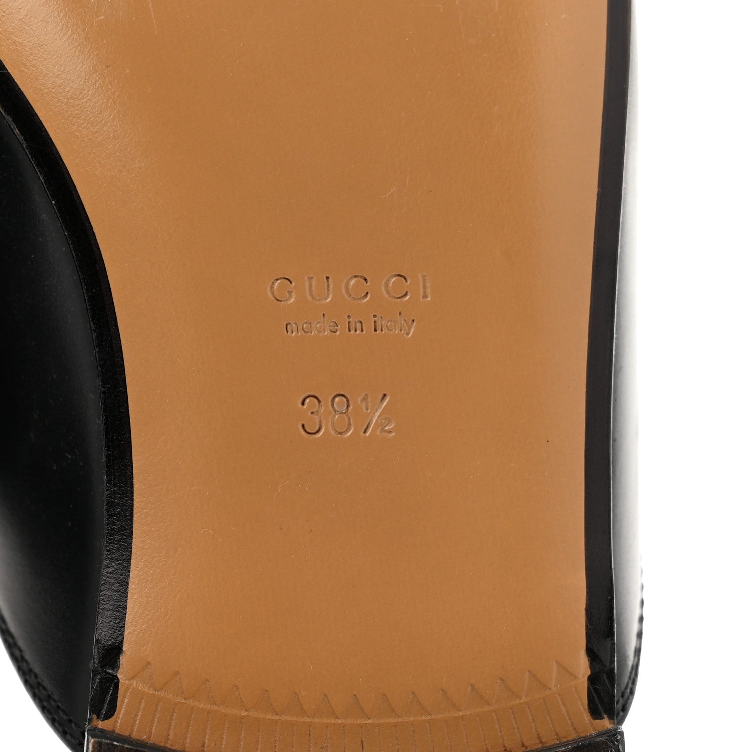 Gucci Calfskin Womens Princetown Slippers 38.5 Black 9 of 11