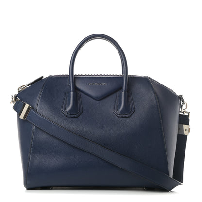 Givenchy Sugar Goatskin Medium Antigona Deep Blue 1 of 19
