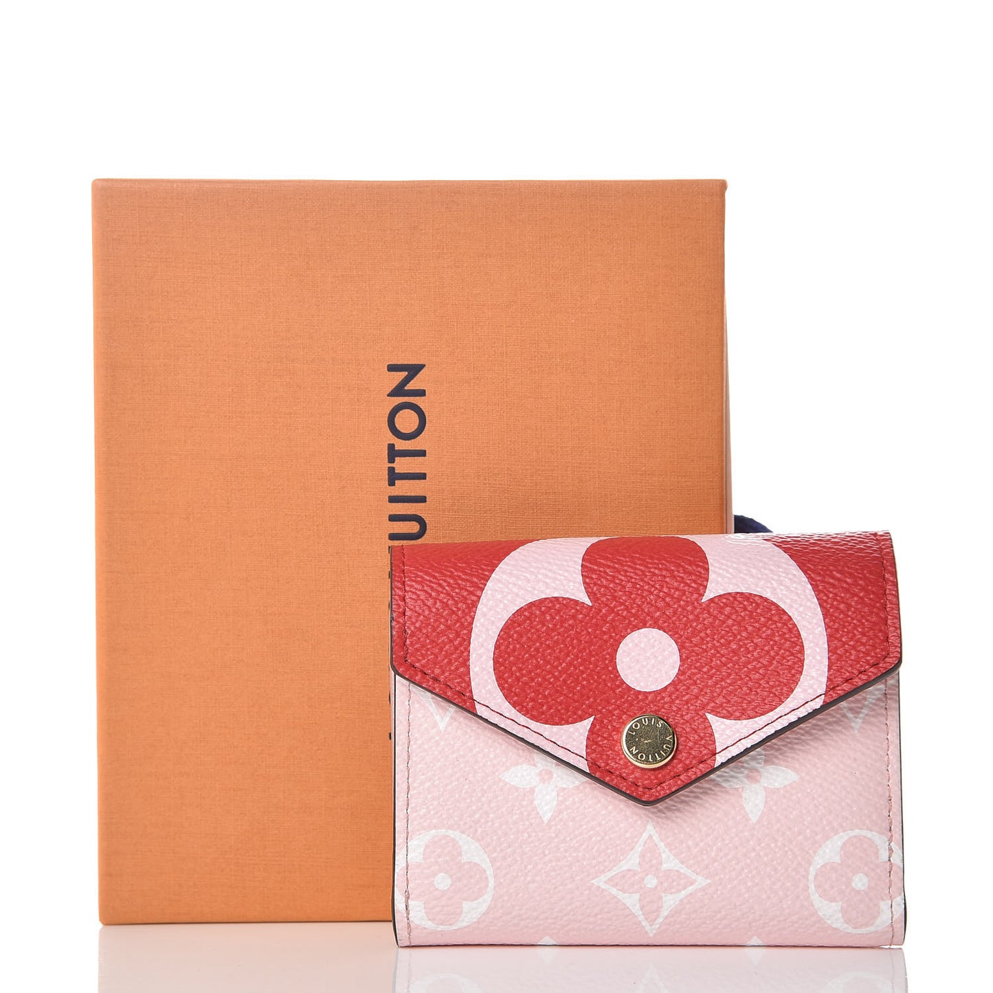 Monogram Giant Zoe Wallet Rouge Rose