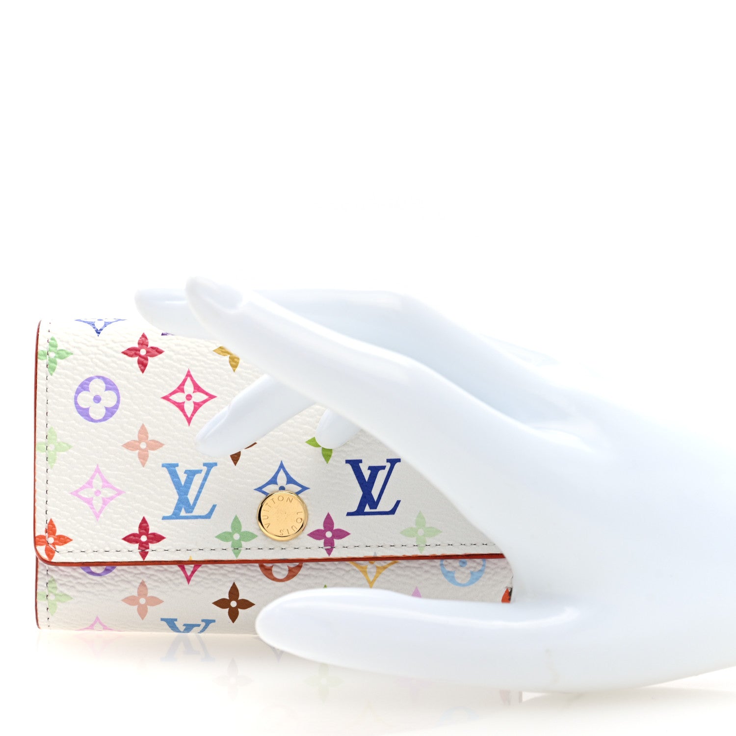 Louis Vuitton LV X TM Monogram Multicolor 6 Key Multicles Holder White 2 of 6