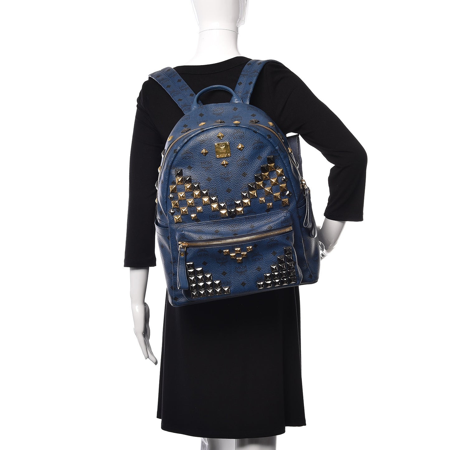 Visetos Studded Medium Stark M Backpack Blue