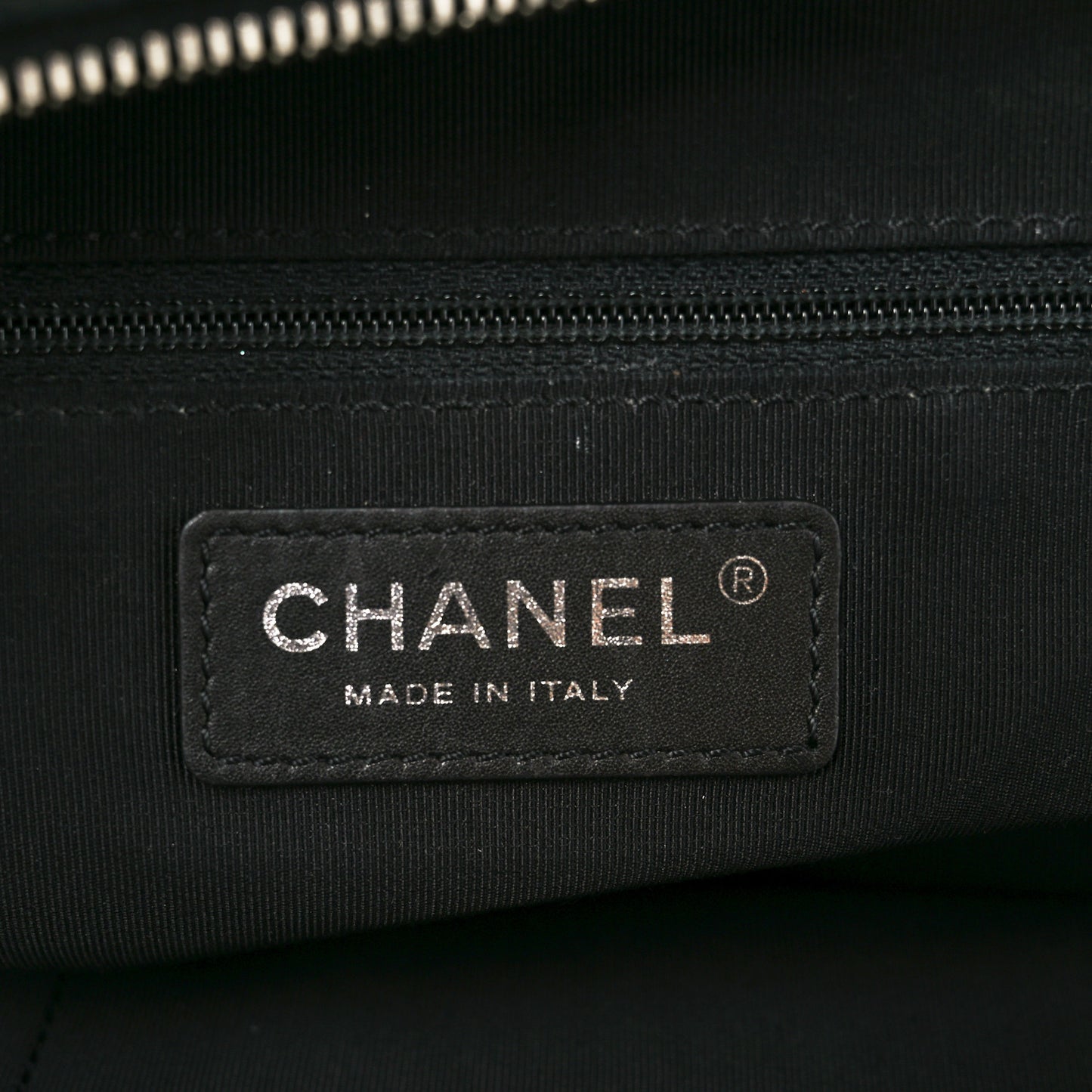 Calfskin Quilted Feather Weight Bowling Bag Black