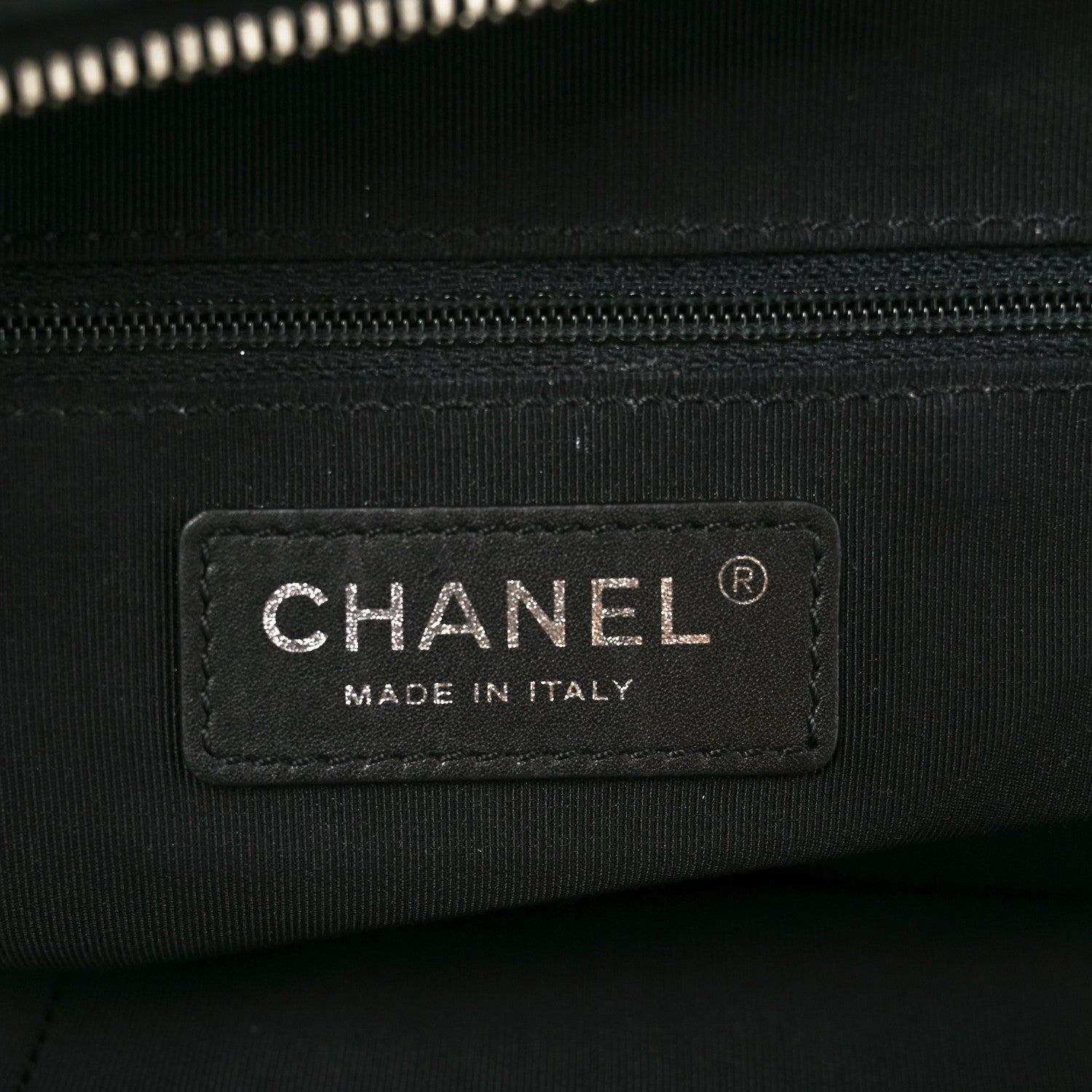 Chanel Calfskin Quilted Feather Weight Bowling Bag Black 6 of 12