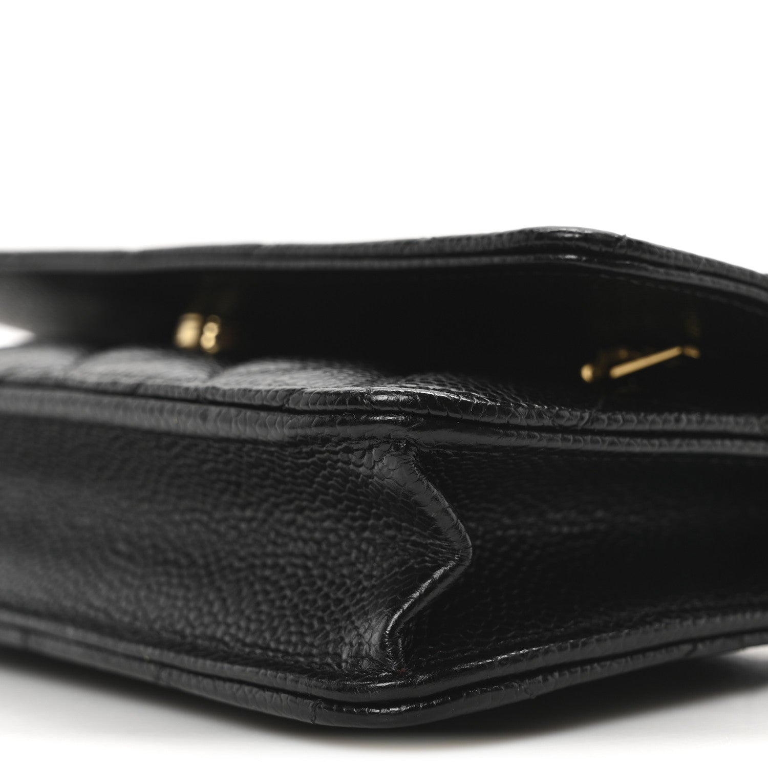 Chanel Caviar Quilted Wallet On Chain WOC Black 10 of 10
