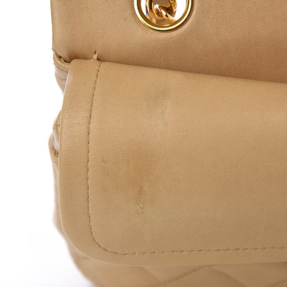 Chanel Lambskin Quilted Small Double Flap Beige 16 of 20