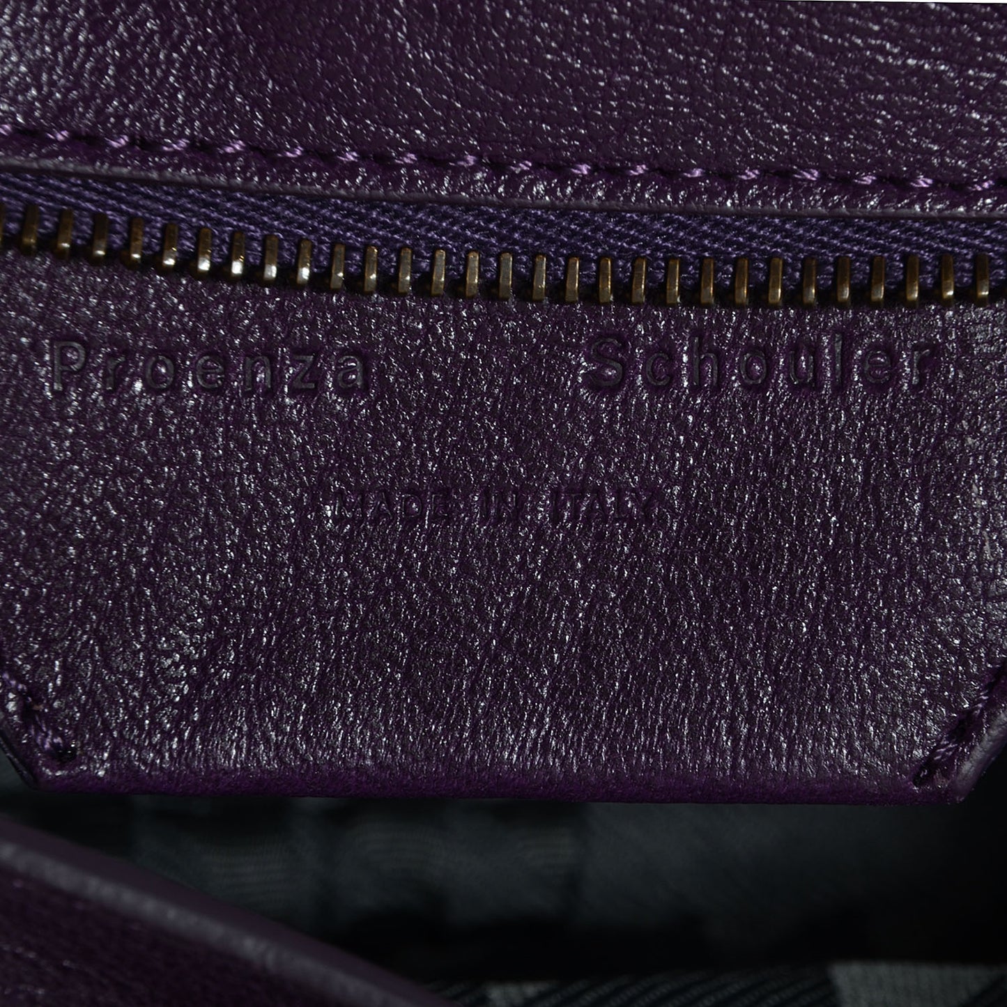 Leather PS1 Pouch Messenger Bag Grape Jam