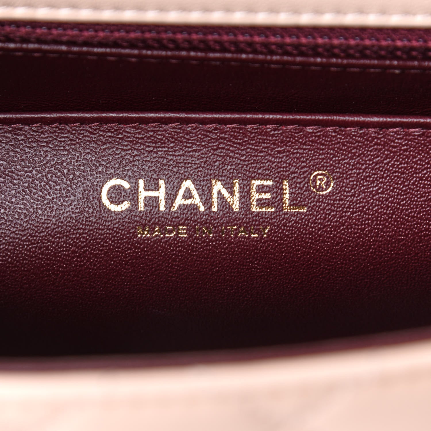 Chanel Lambskin Quilted Large Chic With Me Flap Beige 5 of 9