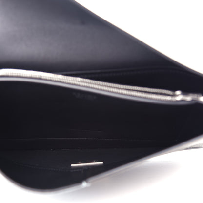Celine Pony Hair Calfskin Diamond Compact Multifunction Wallet White 5 of 7