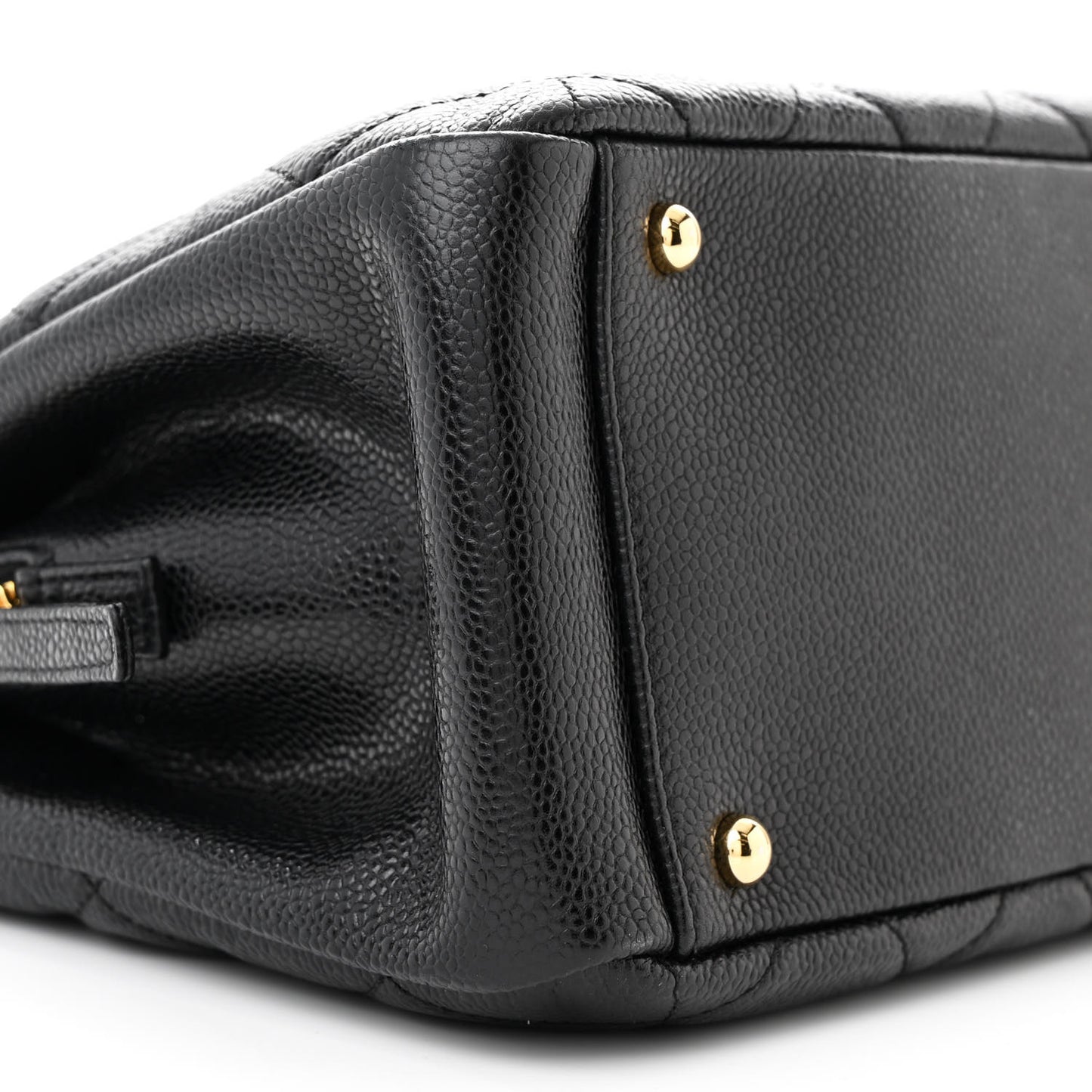 Caviar Quilted Timeless CC Soft Tote Black