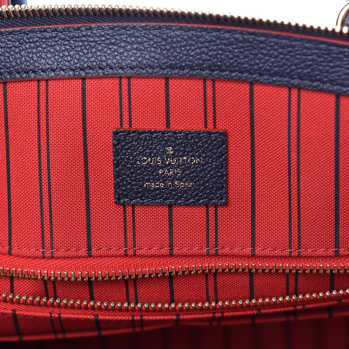 Empreinte Pont Neuf MM Marine Rouge
