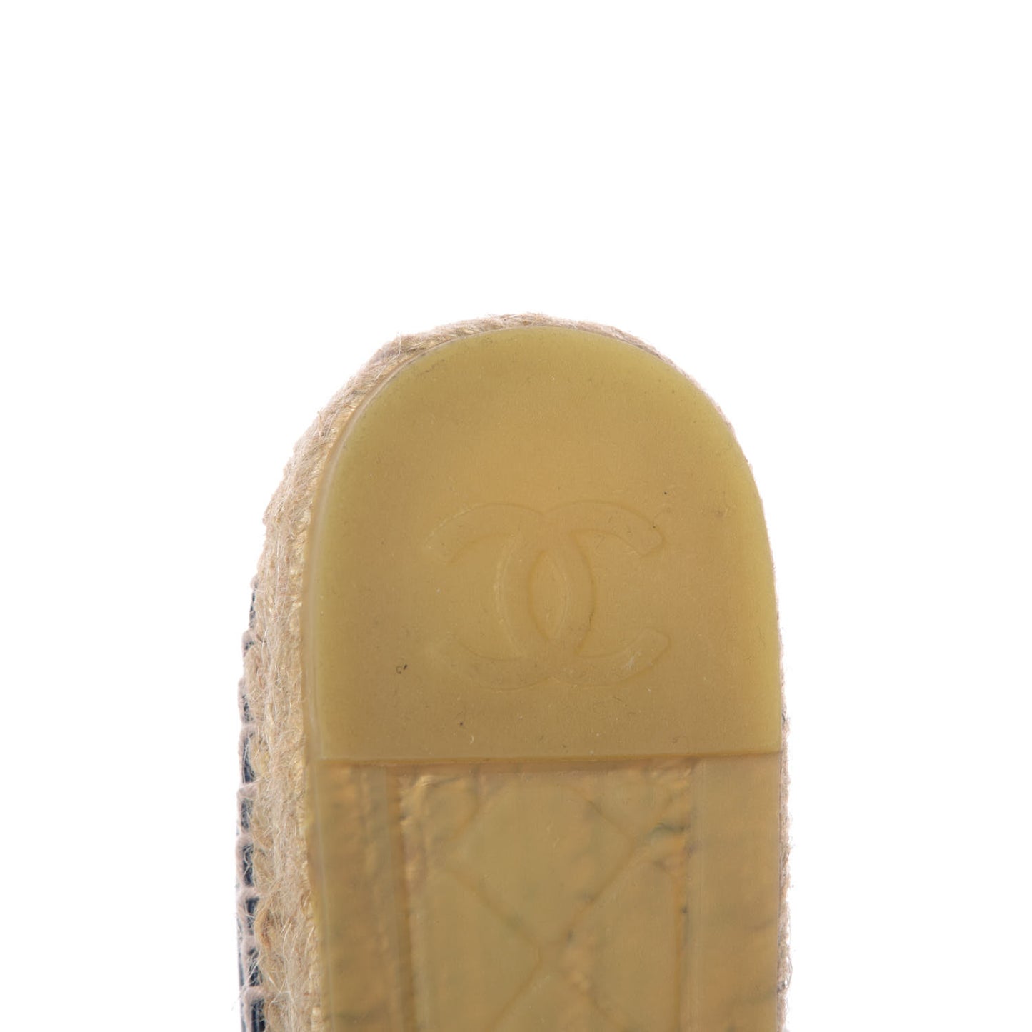 Lambskin Espadrilles 38 Navy Black