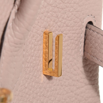 Hermes Taurillon Clemence Birkin 30 Glycine 16 of 23