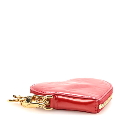 Louis Vuitton Vernis Coeur Heart Coin Purse Pomme D'Amour 4 of 7