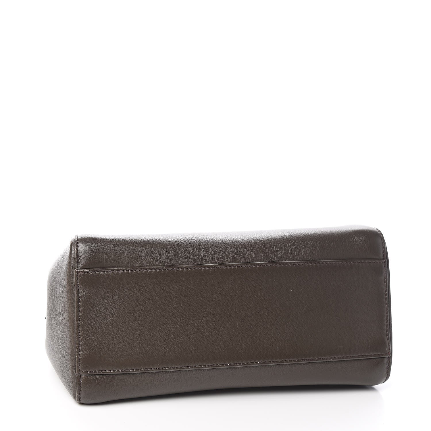 Fendi Nappa Mini Peekaboo Iconic Satchel Carbone 4 of 15