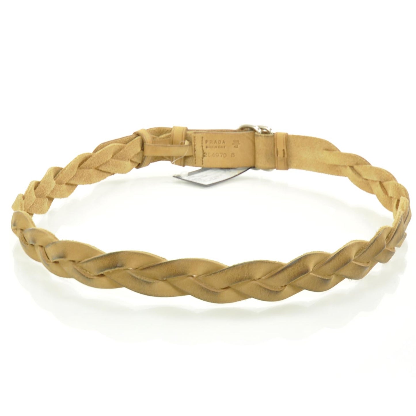 Braided Leather Belt 100 42