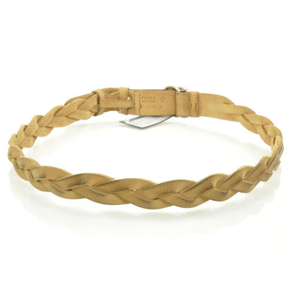 Prada Braided Leather Belt 100 42 4 of 6