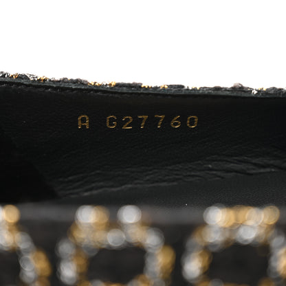 Chanel Tweed Cap Toe Ballerina Flats 36 Black 8 of 9