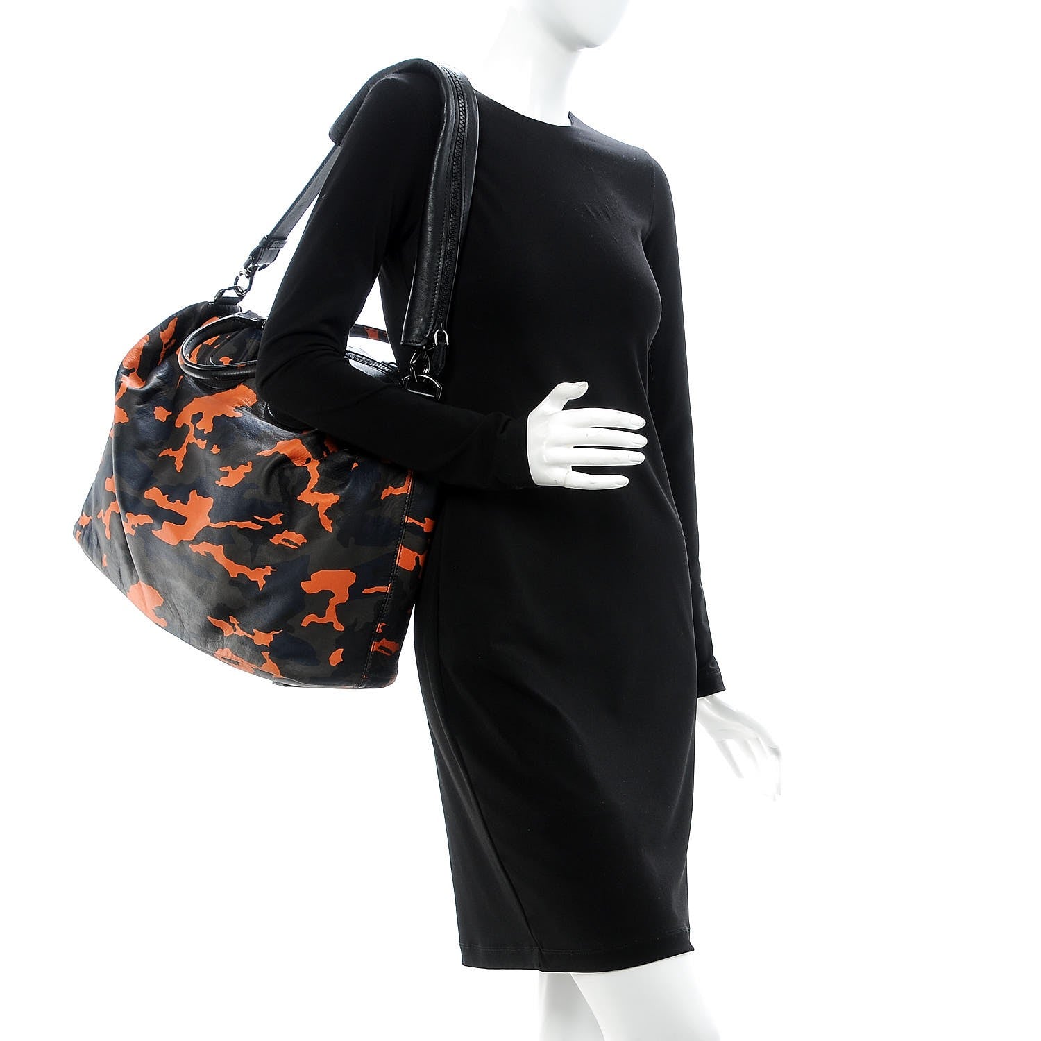 Givenchy Calfskin Camo Print Large Nightingale Multi 2 of 13
