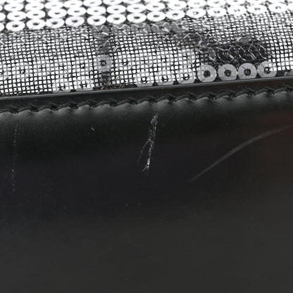 Prada Sequin Mesh Small Tote Bag Black 11 of 11