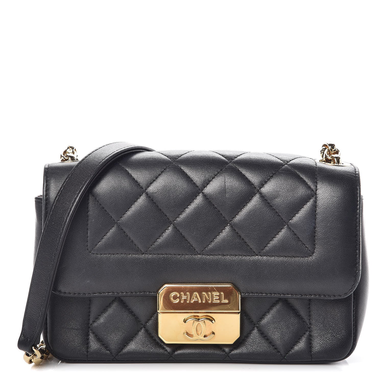 Chanel Lambskin Mini Chic With Me Flap Black 1 of 9