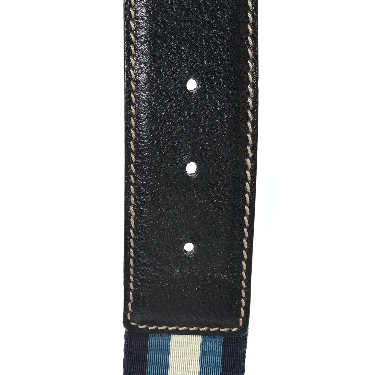 Calfskin Web Interlocking G Belt 85 34 Blue