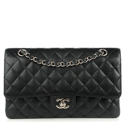 Chanel Caviar Quilted Medium Double Flap Black 1 of 9