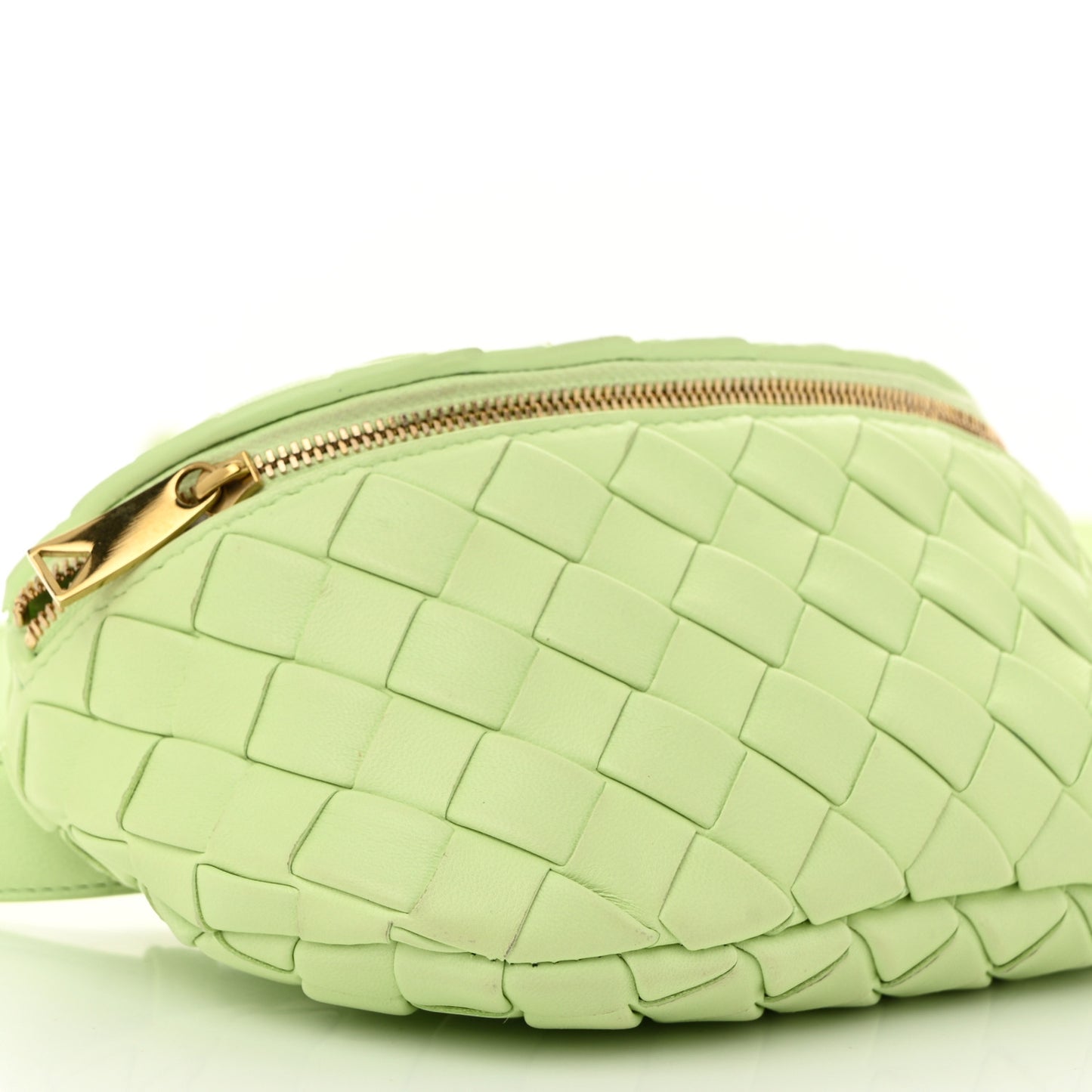 Nappa Intrecciato Belt Bag Fennel