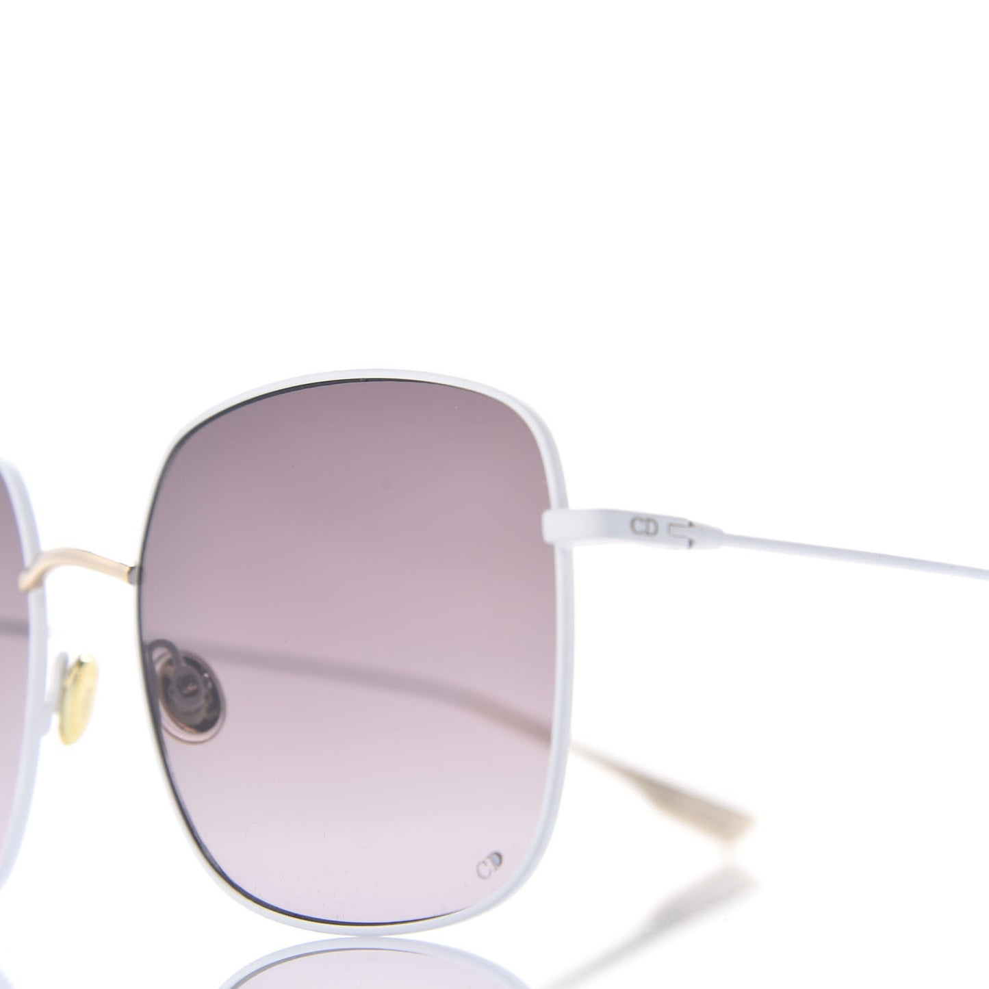 Metal Stellaire 1 Square Sunglasses Purple White
